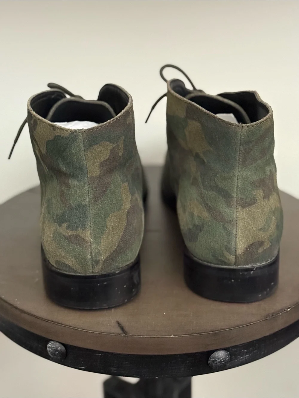 dingo Men's Camo Chukka Boots - Green & Brown